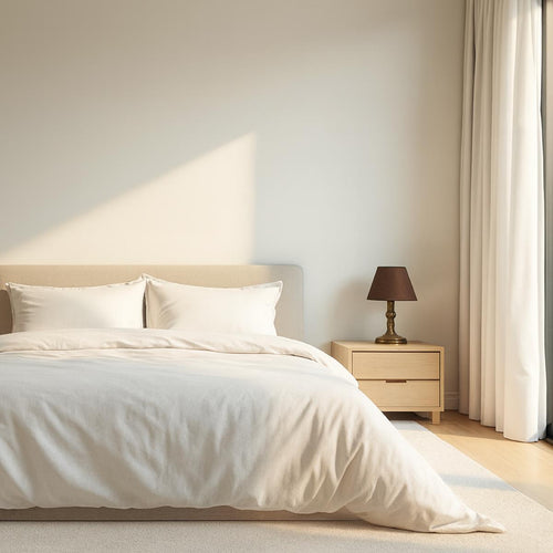 Cooling luxury bamboo fitted sheet with pillowcases